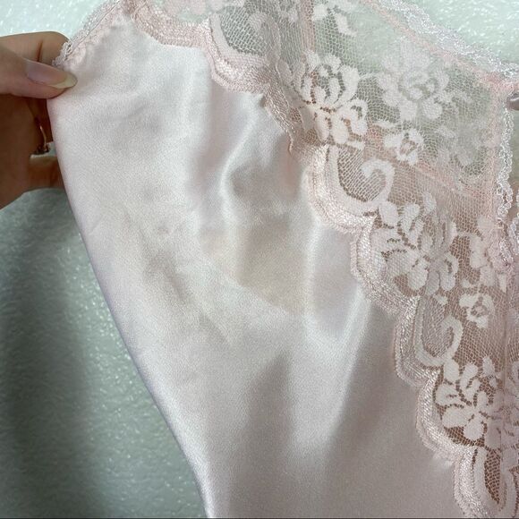 Vintage Maidenform Light Pink Lace Slip Camisole - Picture 4 of 6